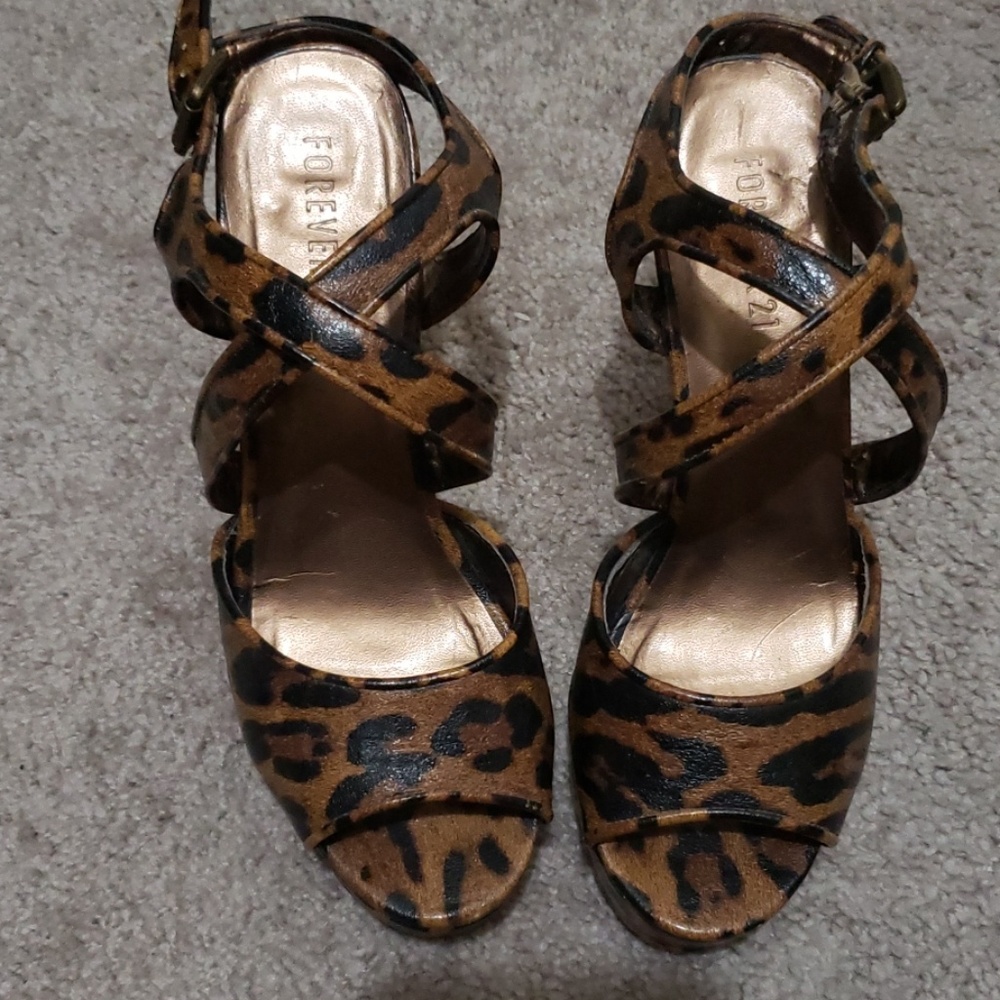 Leopard Print heels